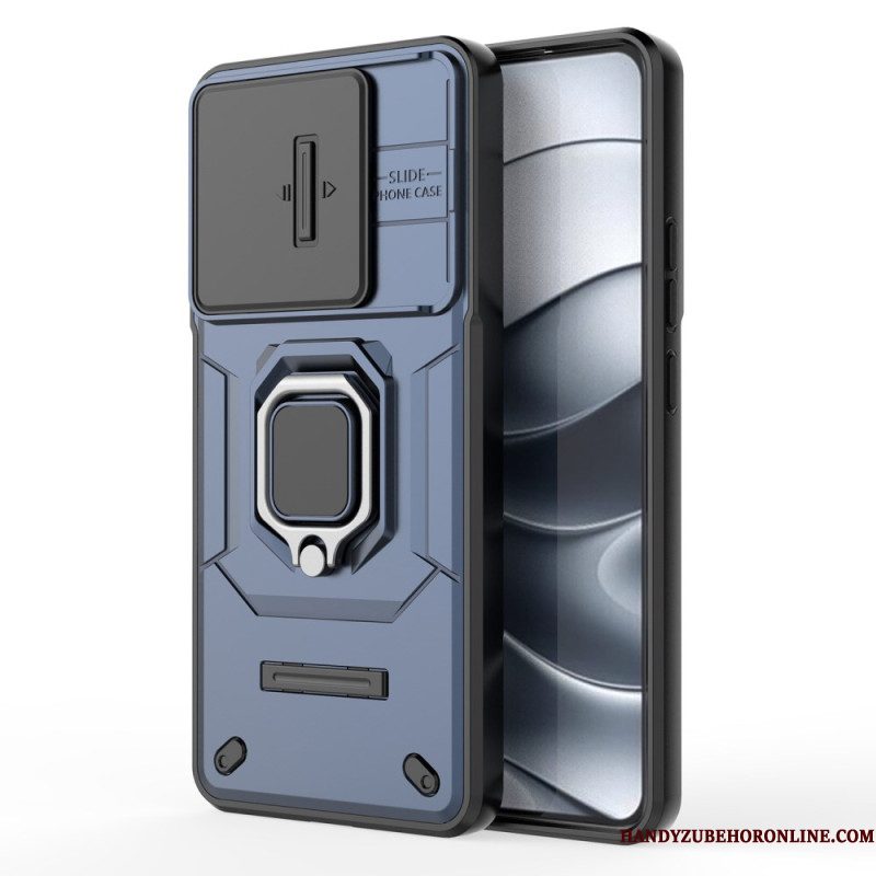 Hoesje Voor Xiaomi Redmi Note 14 5g Multifunctioneel Met Houder En Lensbeschermer