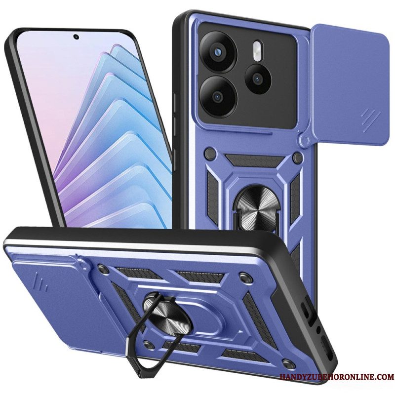 Hoesje Voor Xiaomi Redmi Note 14 5g Schuifbare Cameracover En Standaard