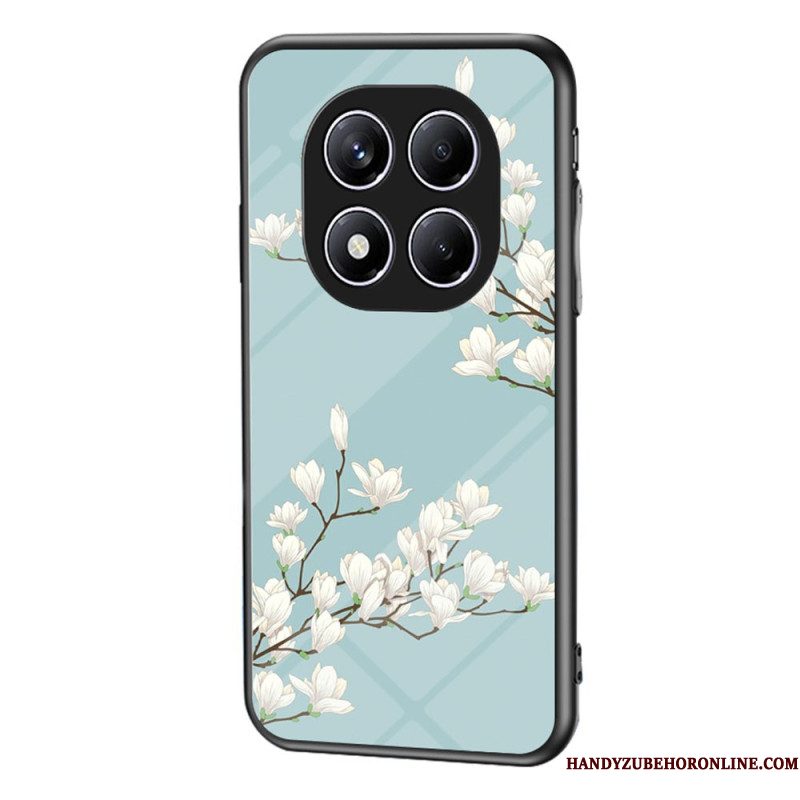 Hoesje Voor Xiaomi Redmi Note 14 Pro 4g Bloemen Gehard Glas