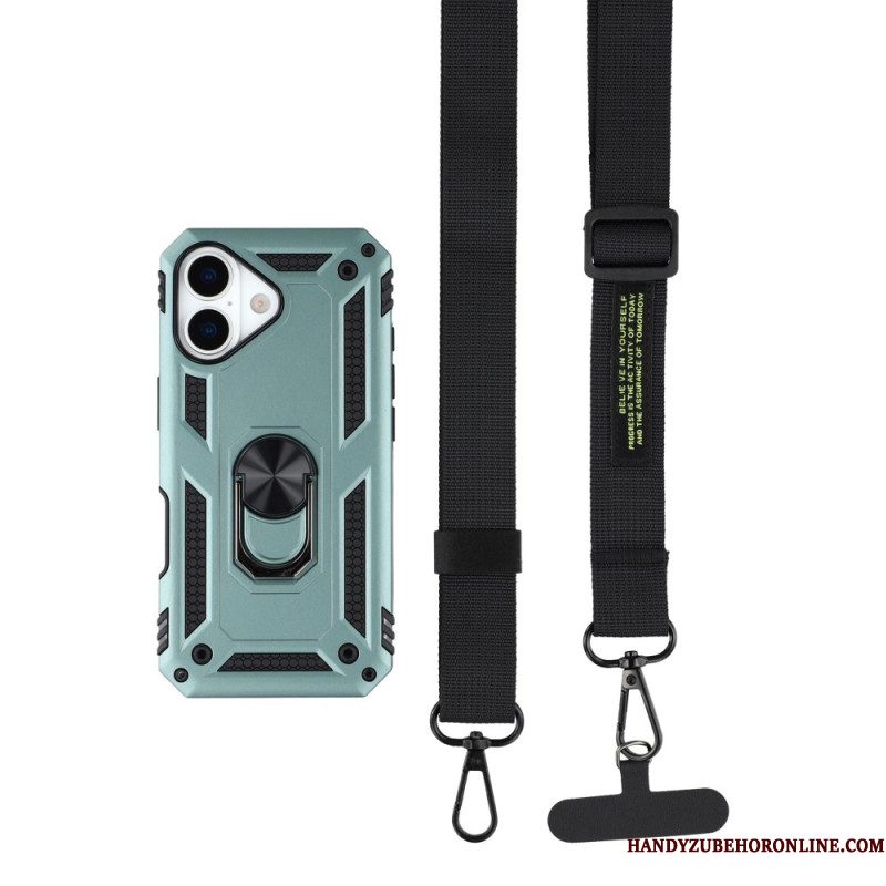 Hoesje Voor iPhone 17 Bescherming Van Militaire Kwaliteit Met Schouderriem