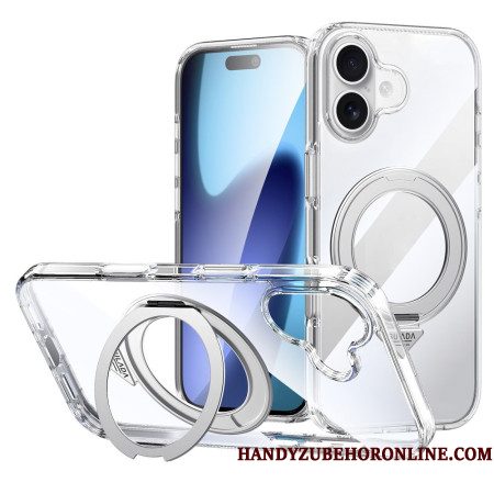 Hoesje Voor iPhone 17 Magsafe Transparant Met Standaard