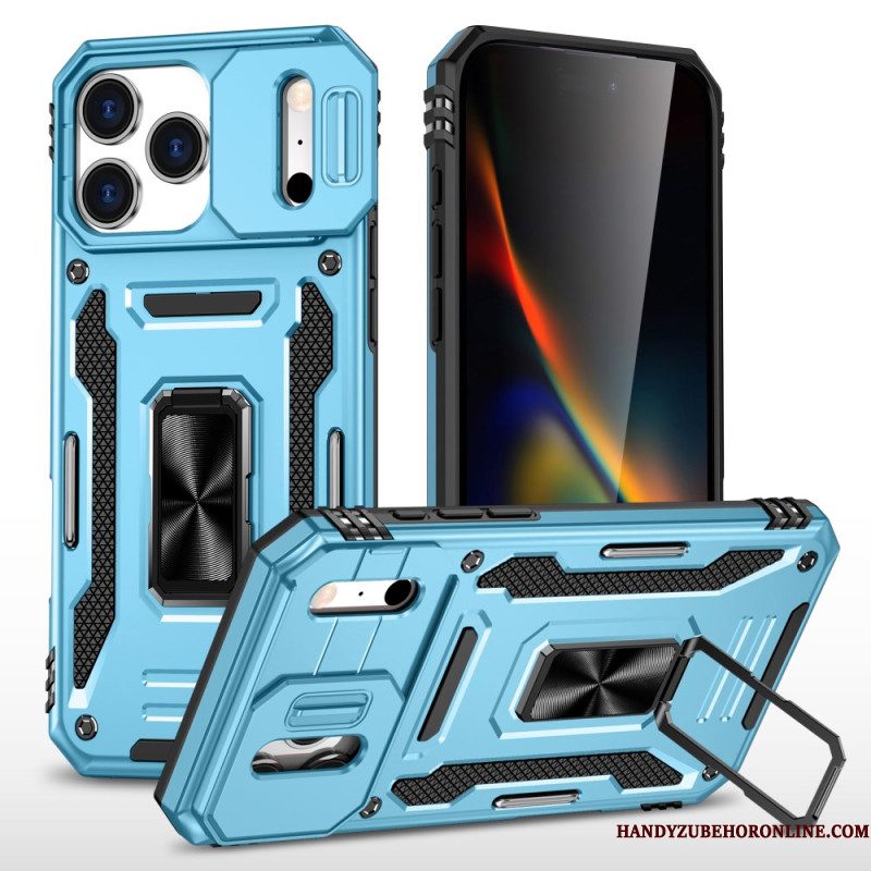 Hoesje Voor iPhone 17 Pro Schuifbare Lensbeschermer En Houder