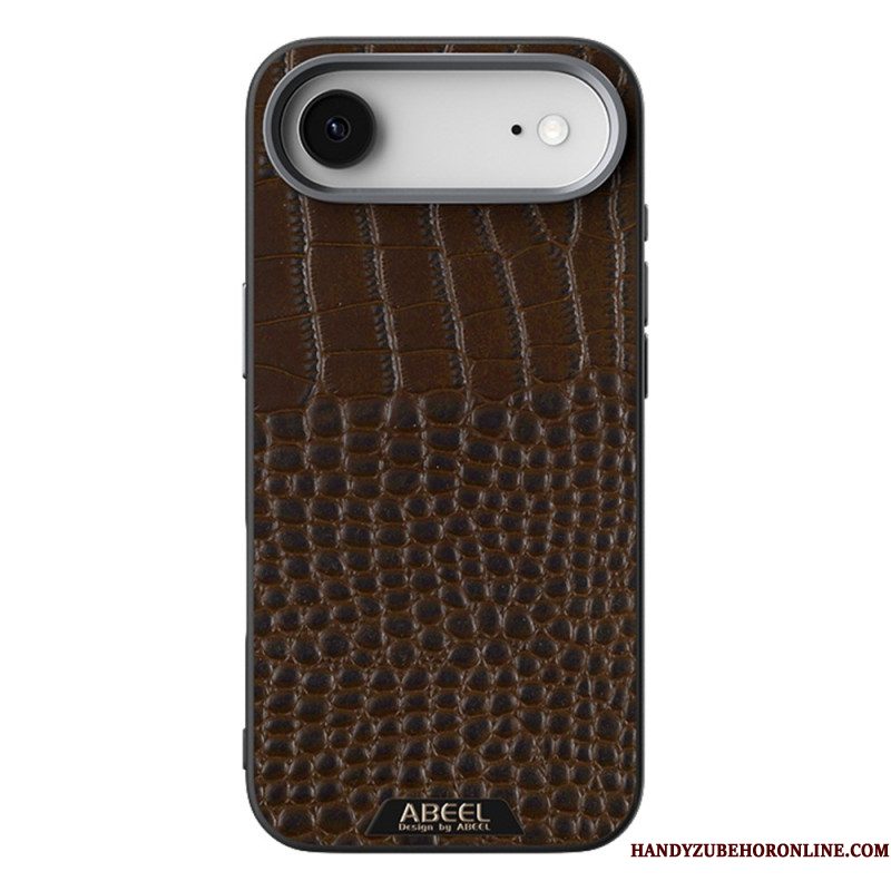 Hoesje Voor iPhone Air Magsafe-compatibel Met Krokodillenprint Abeel