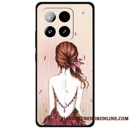 Hoesje Xiaomi 15 Pro Geschetst Meisje Bescherming Hoesje