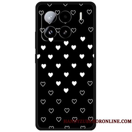 Hoesje Xiaomi 15 Pro Witte Harten Bescherming Hoesje