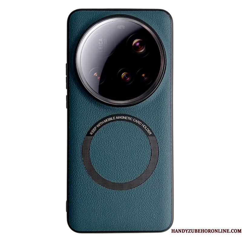 Hoesje Xiaomi 15 Ultra Compatibel Met Magsafe Leerlook