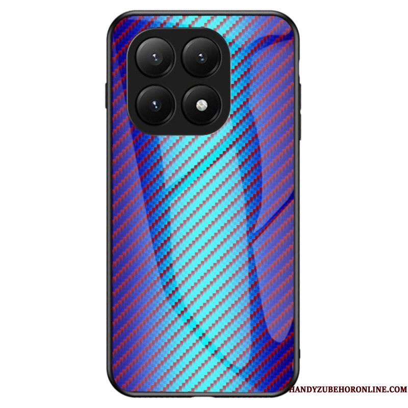 Hoesje Xiaomi 15t Pro Gehard Glas Met Koolstofvezel