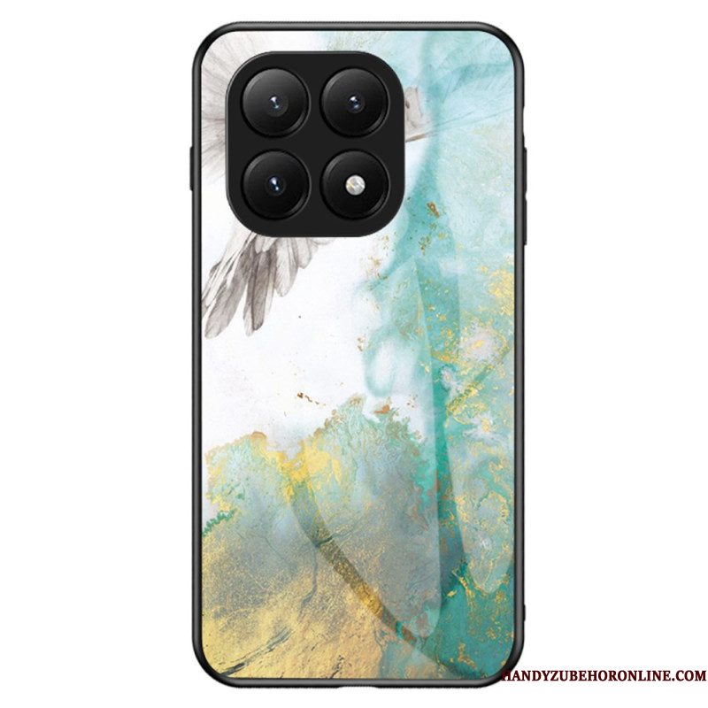 Hoesje Xiaomi 15t Pro Gehard Glas Met Marmerlook Bescherming Hoesje