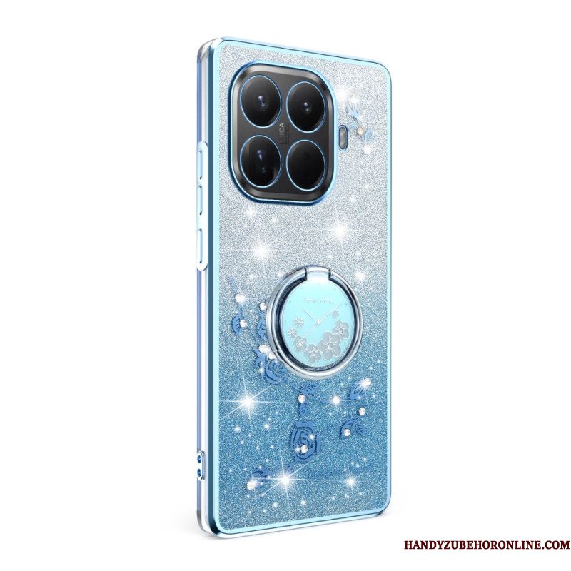 Hoesje Xiaomi 15t Pro Ringhouder Met Strass-steentjes Kadem