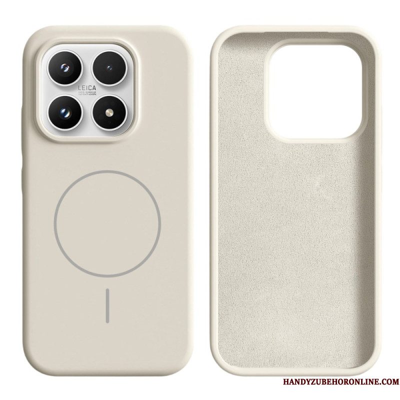 Hoesje Xiaomi 17 Magnetische Vloeibare Siliconen Bescherming Hoesje
