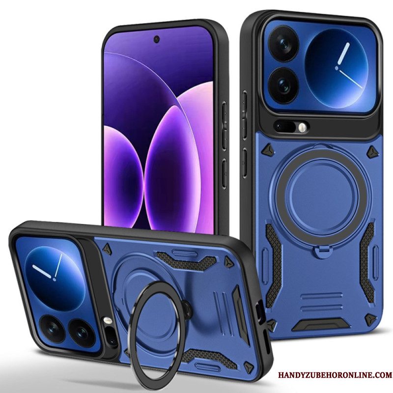 Hoesje Xiaomi 17 Pro Magnetische Sluiting Met Draaibare Standaard