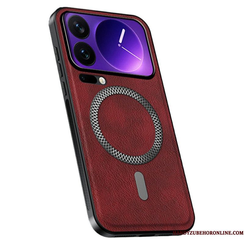 Hoesje Xiaomi 17 Pro Magsafe Leather Effect