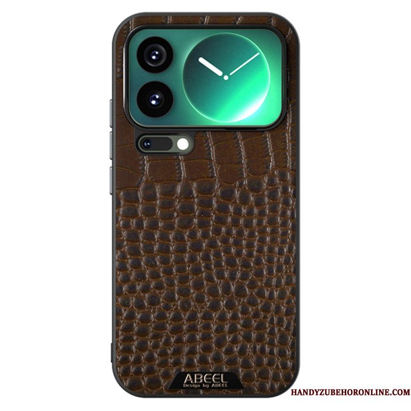 Hoesje Xiaomi 17 Pro Max Abeel Met Krokodillenprint Bescherming Hoesje