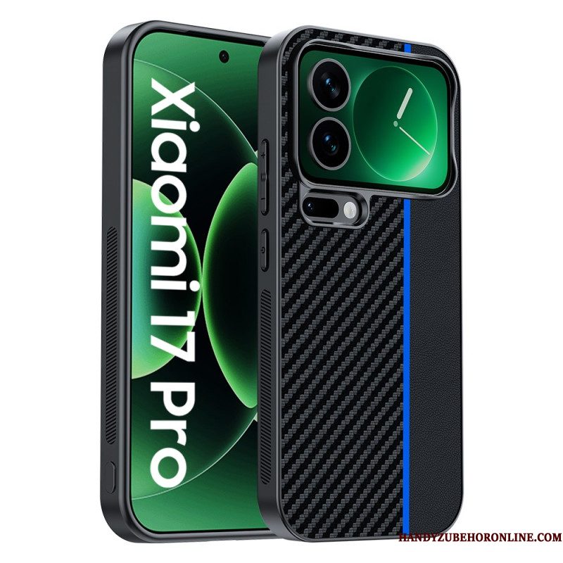 Hoesje Xiaomi 17 Pro Max Koolstofvezel Bescherming Hoesje