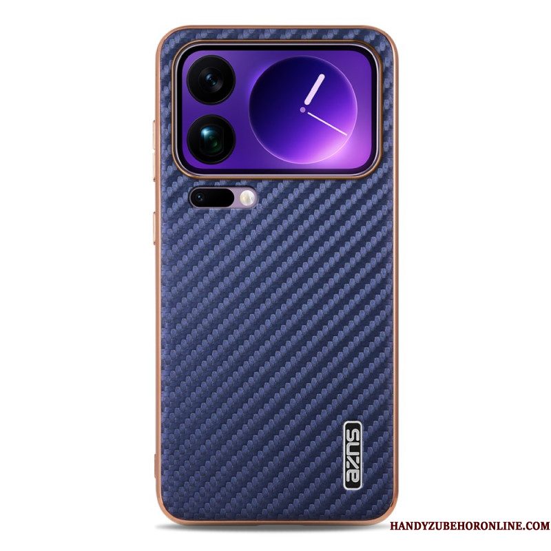 Hoesje Xiaomi 17 Pro Max Koolstofvezeltextuur