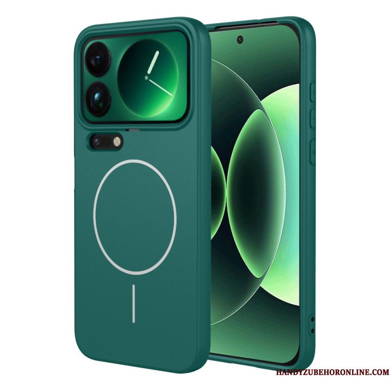 Hoesje Xiaomi 17 Pro Max Magnetische Flexibele Siliconen Bescherming Hoesje