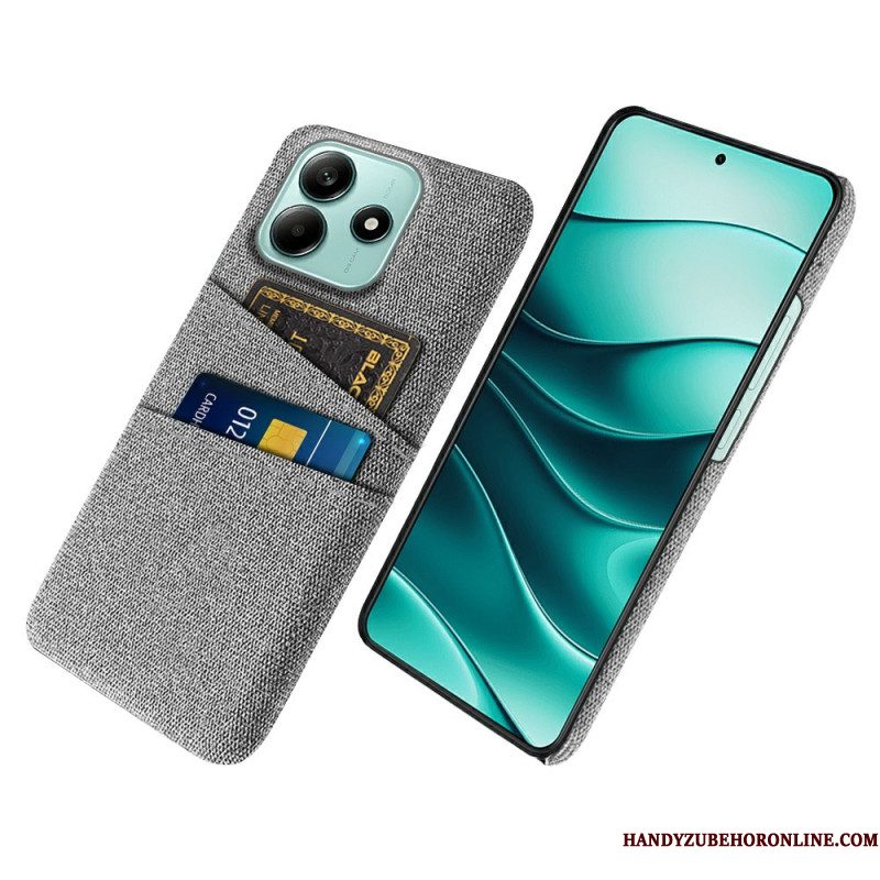 Hoesje Xiaomi Redmi Note 14 5g Stoffen Kaarthouder
