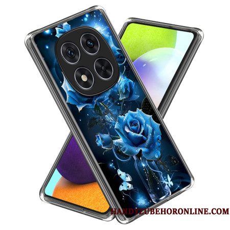Hoesje Xiaomi Redmi Note 14 Pro 4g Blauwe Rozen Bescherming Hoesje