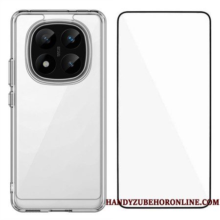 Hoesje Xiaomi Redmi Note 14 Pro 5g Transparante Schermbeschermer Van Gehard Glas