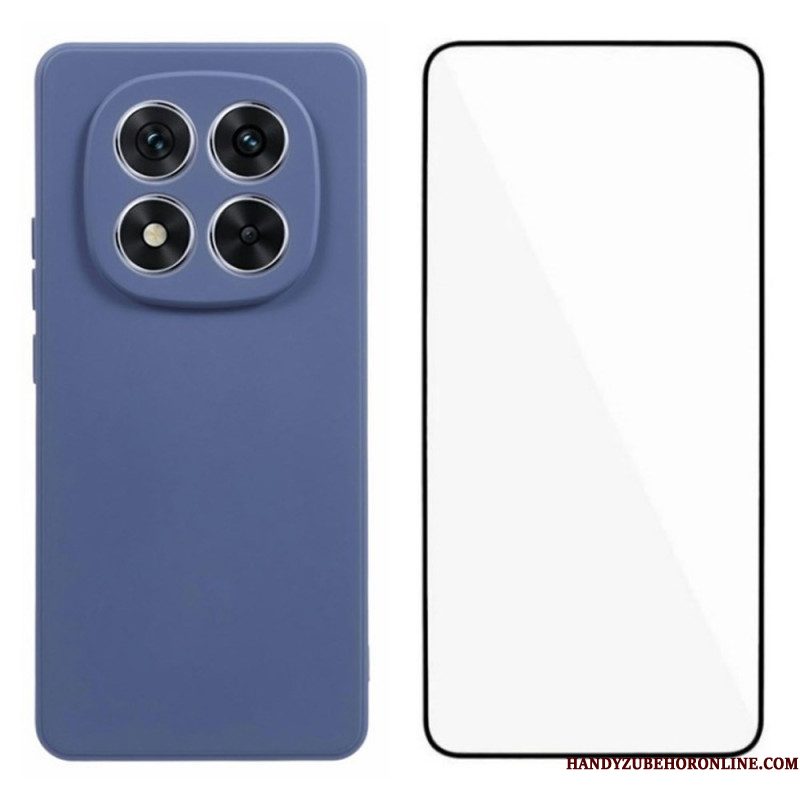 Hoesje Xiaomi Redmi Note 14 Pro Plus 5g Siliconen Met Schermbeschermer Bescherming Hoesje