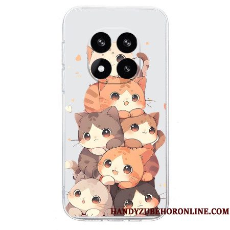 Hoesje Xiaomi Redmi Note 14 Pro Plus 5g Stapel Katten