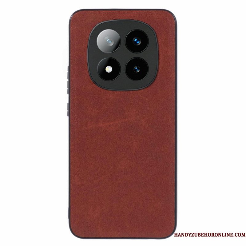 Hoesje Xiaomi Redmi Note 14 Pro Plus 5g Textuur Met Leereffect