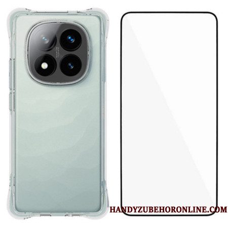 Hoesje Xiaomi Redmi Note 14 Pro Plus 5g Verstevigde Transparante Schermbeschermer Van Gehard Glas