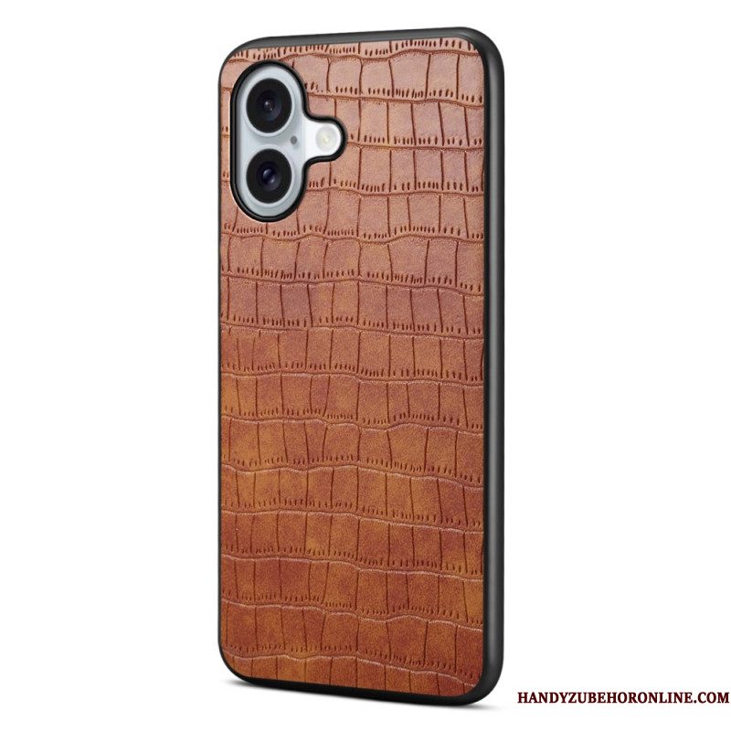 Hoesje iPhone 17 Krokodillenleerstructuur