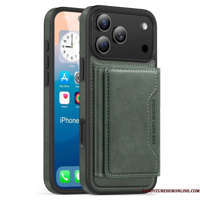Hoesje iPhone 17 Pro Magsafe Premium Met Afneembare Kaart Houder Bescherming Hoesje