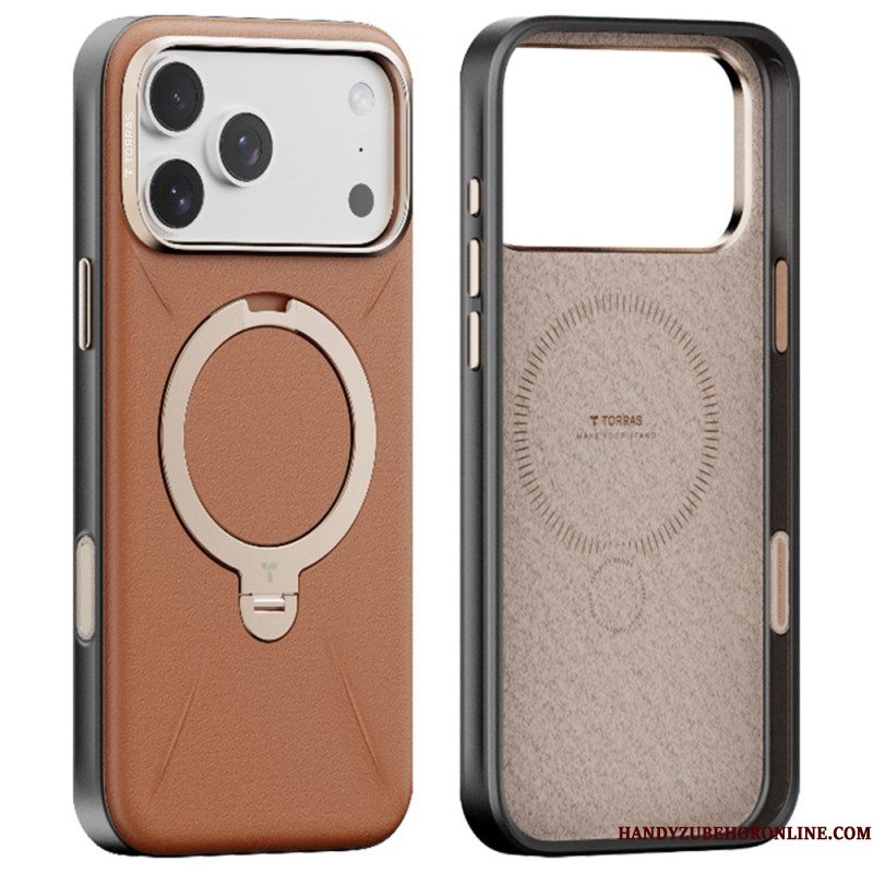 Hoesje iPhone 17 Pro Magsafe-compatibele Ostand Q Pro-serie Torras