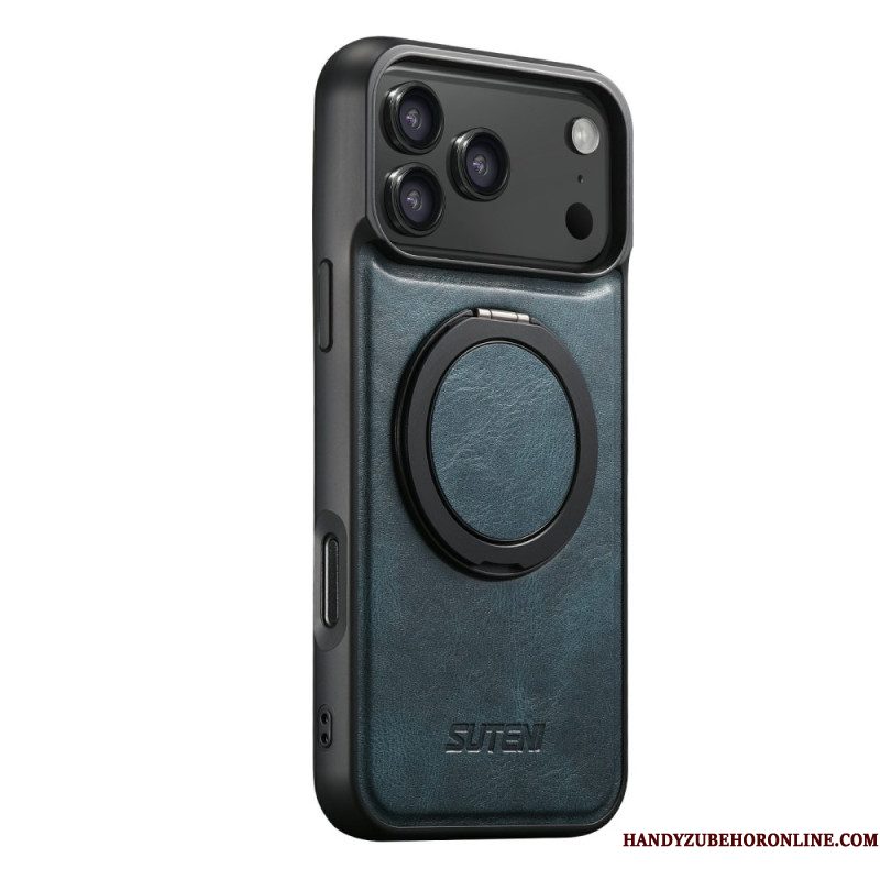 Hoesje iPhone 17 Pro Max Compatibele Magsafe Met Draaibare Houder Suteni Bescherming Hoesje