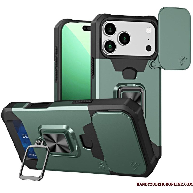 Hoesje iPhone 17 Pro Max Robuuste Standaard En Schuifdeksel