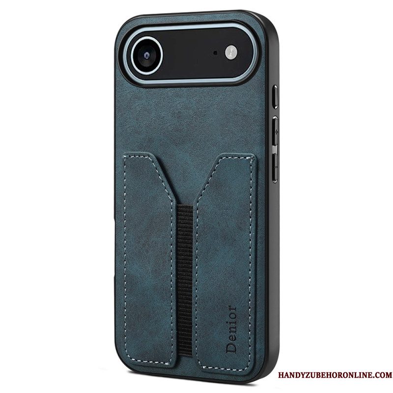Hoesje iPhone Air Denior Elastische Kaarthouder Bescherming Hoesje