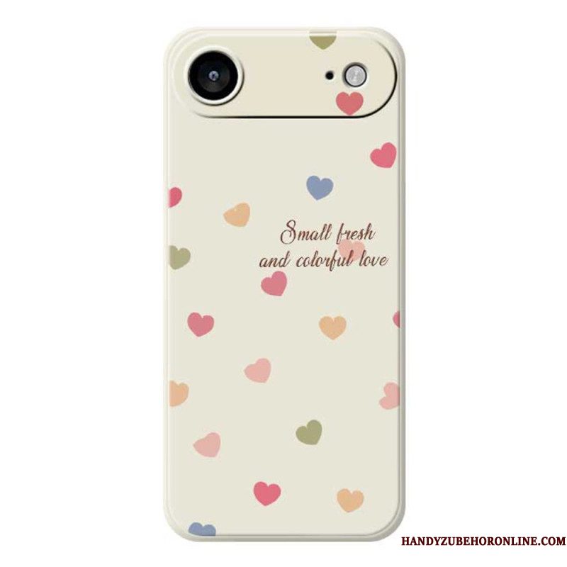 Hoesje iPhone Air Kleurrijke Harten