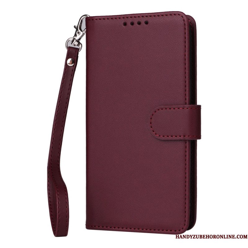 Leren Hoesje Samsung Galaxy A17 4g / 5g Afneembaar Hoesje Bescherming Hoesje