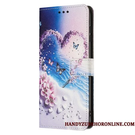 Leren Hoesje Samsung Galaxy A17 4g / 5g Hartvlinder Bescherming Hoesje