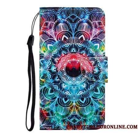Leren Hoesje Samsung Galaxy A17 4g / 5g Mandala-patroon Bescherming Hoesje