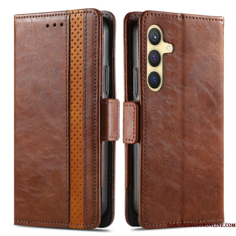 Leren Hoesje Samsung Galaxy S25 5g Caseneo Rfid Bescherming Bescherming Hoesje