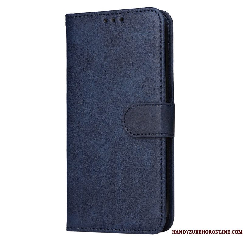 Leren Hoesje Samsung Galaxy S25 5g Edge Kalfsleertextuur Bescherming Hoesje