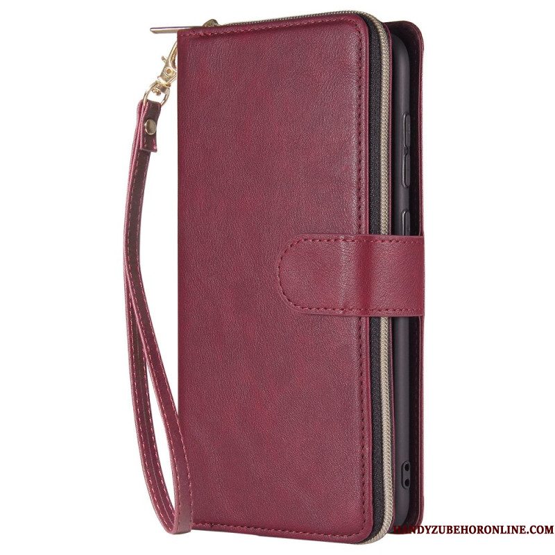Leren Hoesje Samsung Galaxy S25 5g Edge Portemonnee En Etui Bescherming Hoesje
