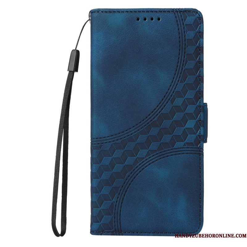 Leren Hoesje Samsung Galaxy S25 5g Edge Sterrendesign Bescherming Hoesje