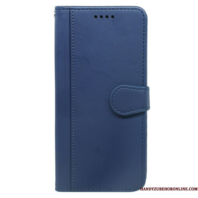 Leren Hoesje Samsung Galaxy S25 5g Vintage Stijl Bescherming Hoesje