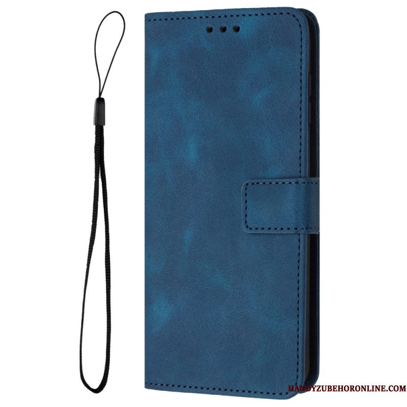 Leren Hoesje Samsung Galaxy S25 Fe Suède-effect Bescherming Hoesje