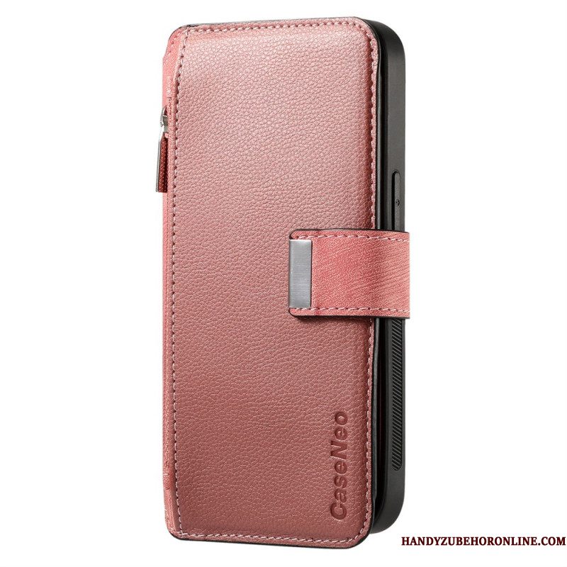 Leren Hoesje Samsung Galaxy S25 Plus 5g Caseneo Magnetisch Afneembare Kast Bescherming Hoesje