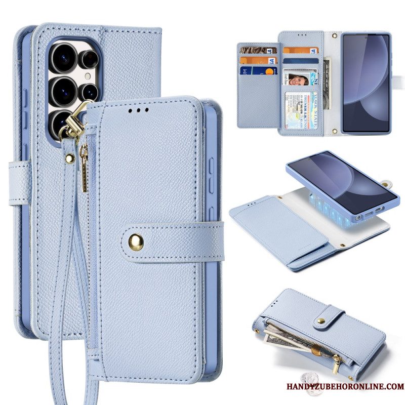 Leren Hoesje Samsung Galaxy S25 Ultra 5g Afneembare Lawa-serie Dux Ducis-hoes Bescherming Hoesje