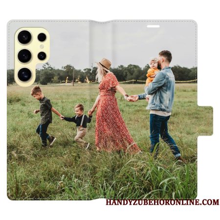 Leren Hoesje Samsung Galaxy S25 Ultra 5g Creatief Bescherming Hoesje