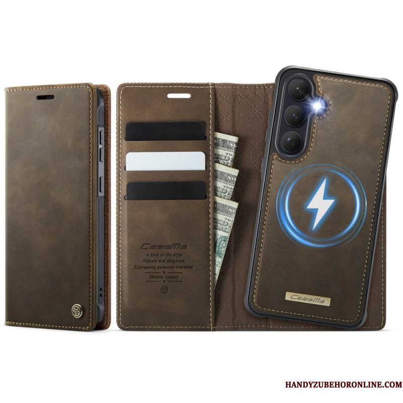 Leren Hoesje Samsung Galaxy S26 Plus Afneembare Hoes Caseme