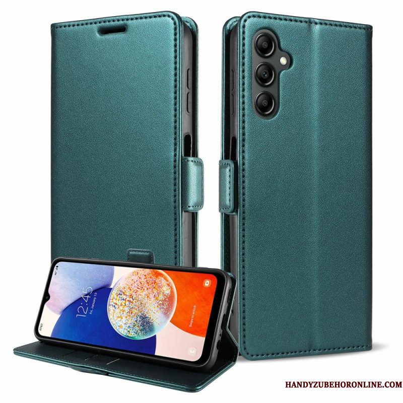 Leren Hoesje Samsung Galaxy S26 Plus Rfid-blokkering Bescherming Hoesje