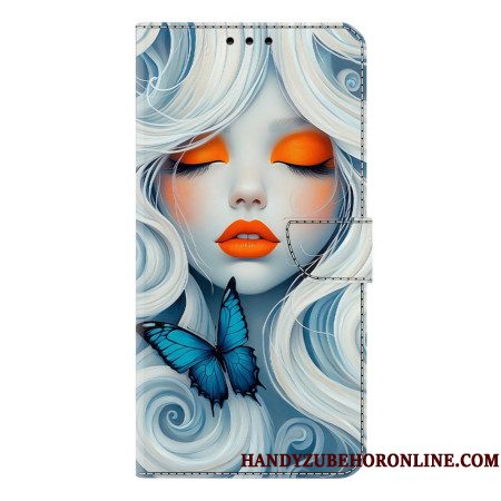 Leren Hoesje Samsung Galaxy S26 Plus Sneeuwvrouw Bescherming Hoesje