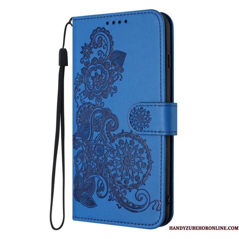 Leren Hoesje Samsung Galaxy S26 Ultra Kanten Mandala